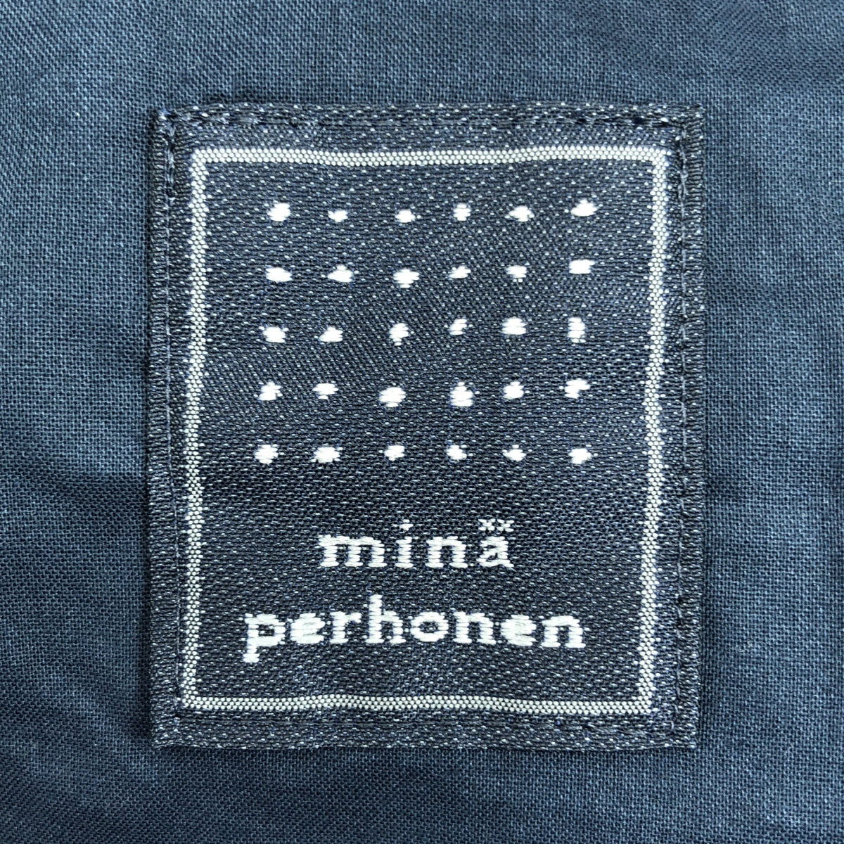 【미품】 mina perhonen / 미나펠호넨 | 2016AW | frill wave / 엠브로이드 스커트 / 총 안감 | 36 | 네이비 | 여성