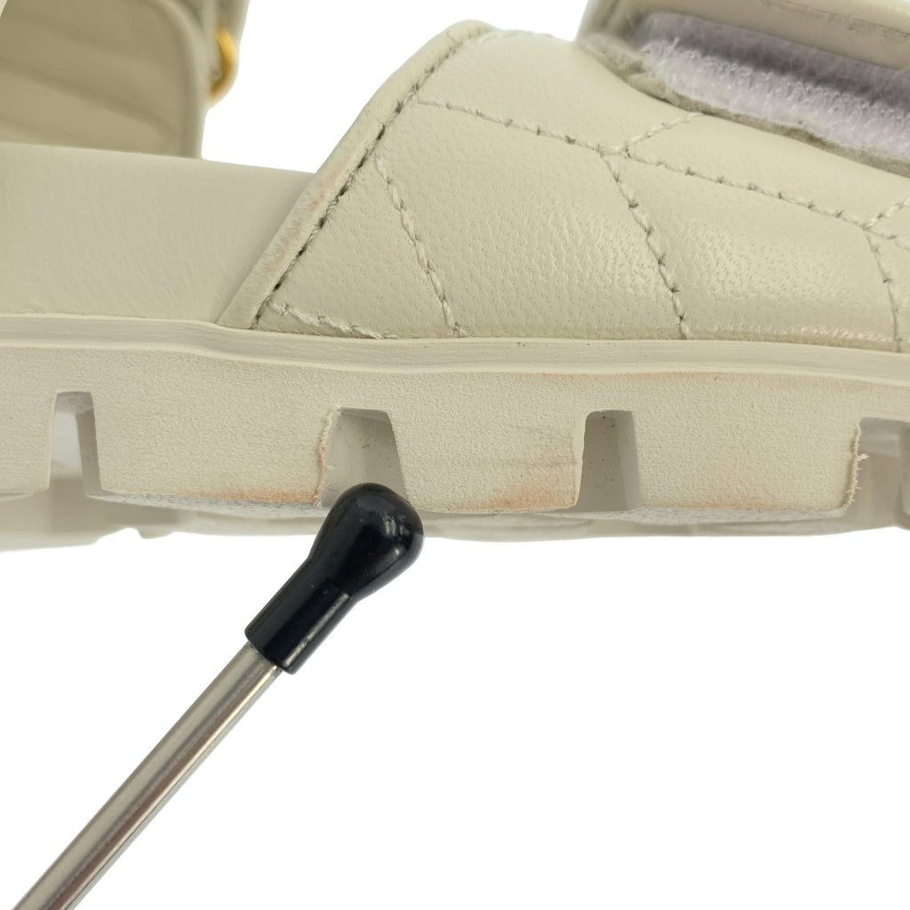 miu miu / 뮤뮤 | 스포티 마테라세 로고 샌들 | 36 1/2 |