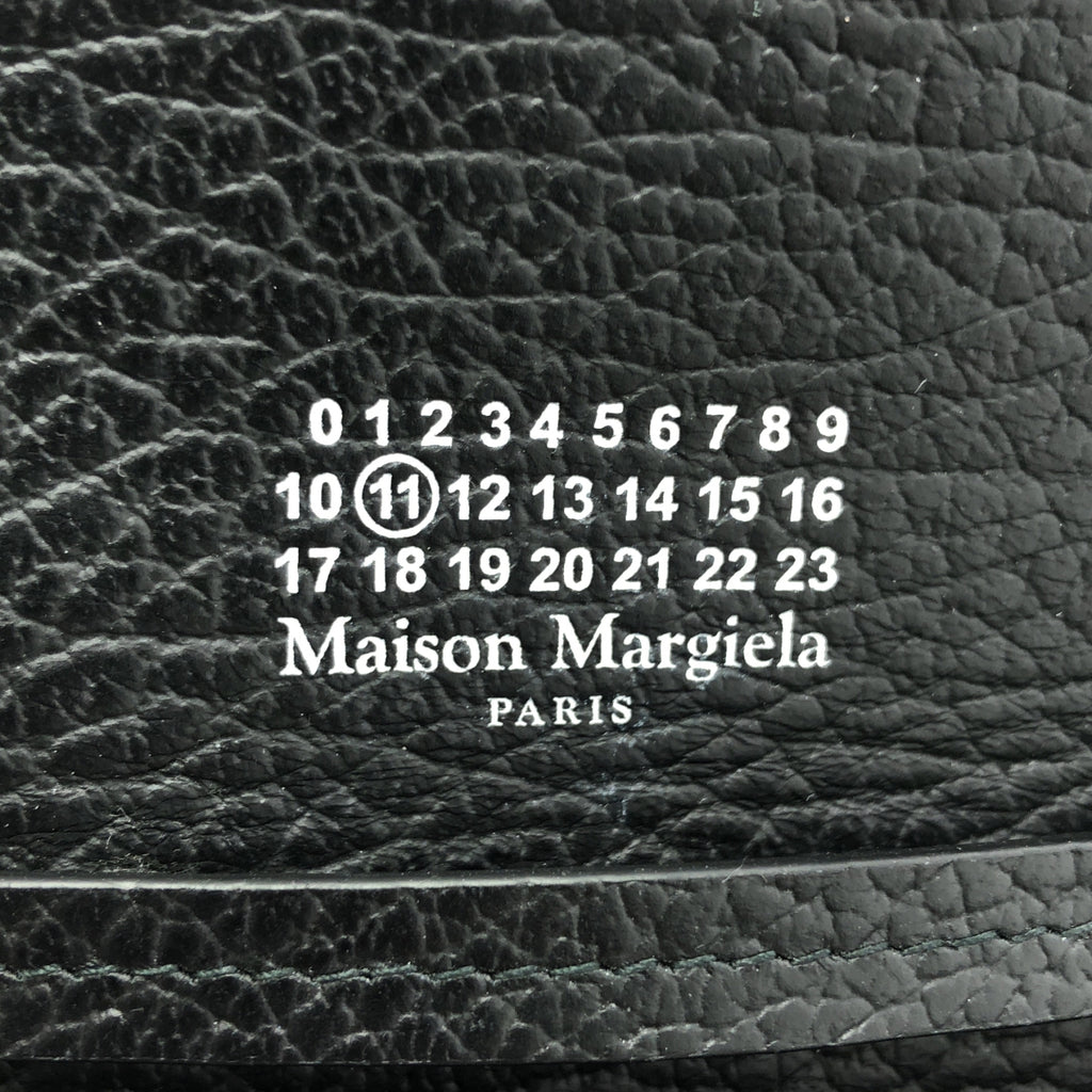 Maison Margiela / メゾンマルジェラ | グレインレザー チェーン ロングウォレット |