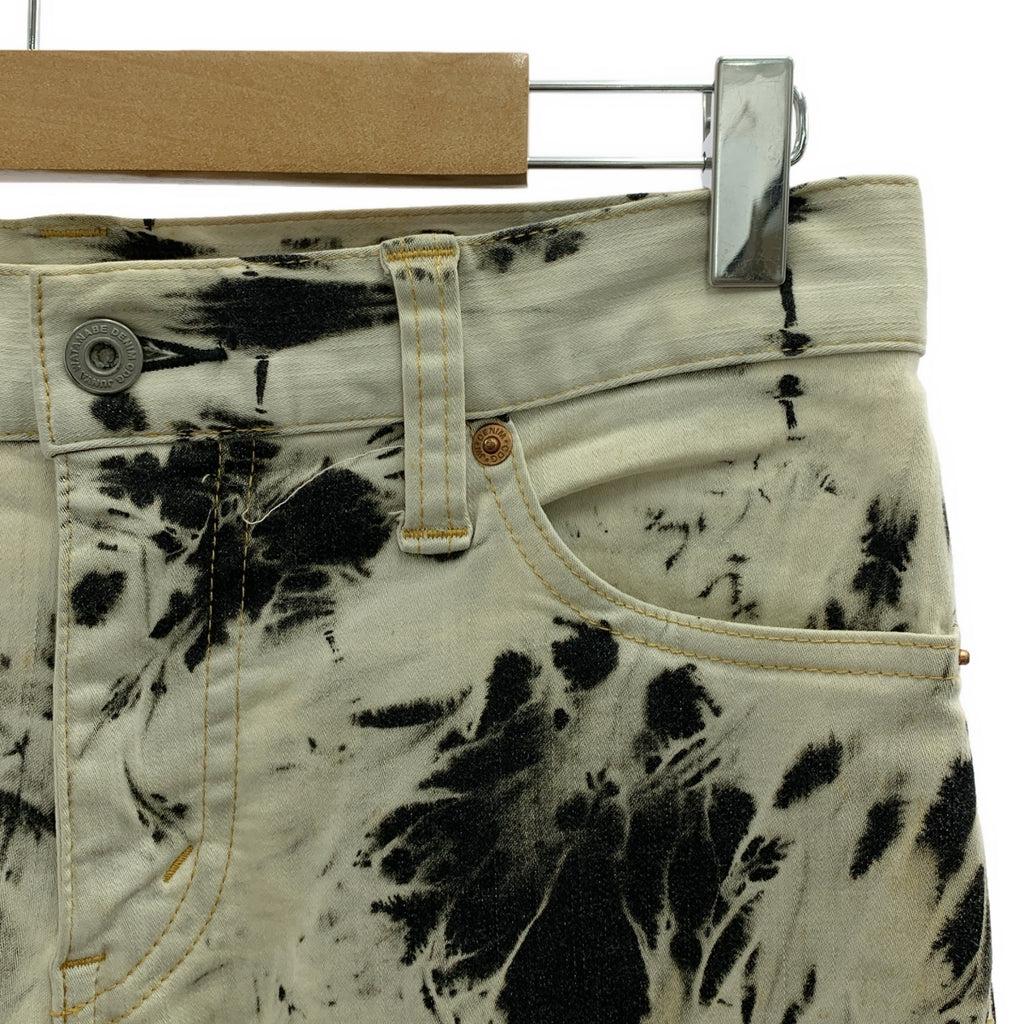 JUNYA WATANABE COMME des GARCONS / 준야와타나베 | 2014SS | 총무늬 로고 가죽 패치 스트레치 팬츠 |