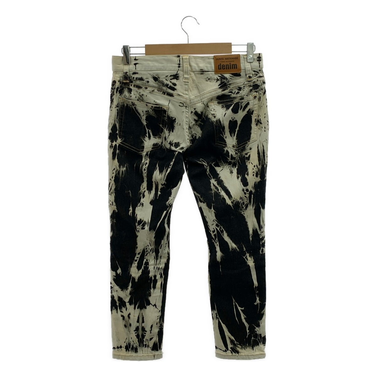 JUNYA WATANABE COMME des GARCONS / 준야와타나베 | 2014SS | 총무늬 로고 가죽 패치 스트레치 팬츠 |