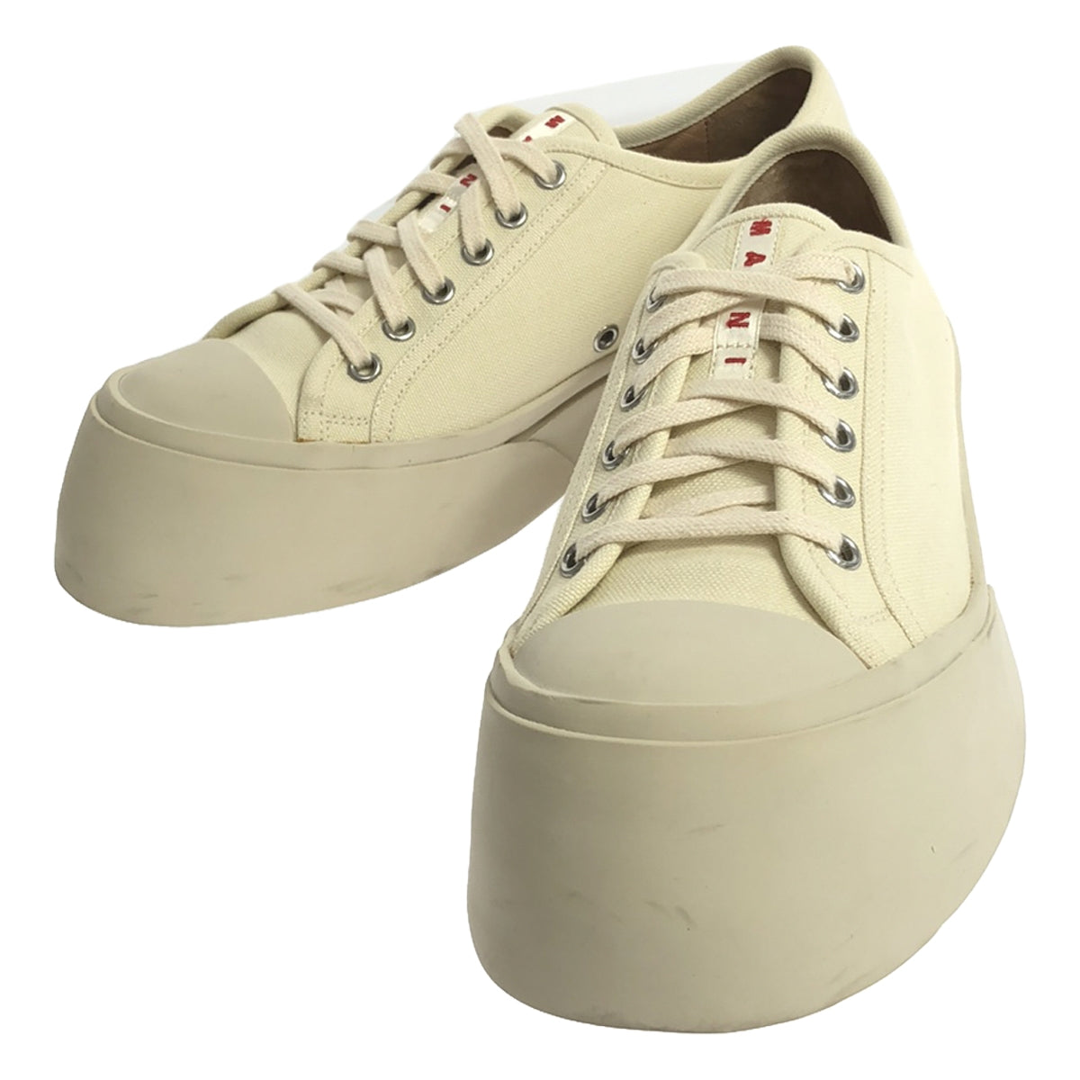 MARNI / Marni | PABLO Lace-up Sneakers | 40 | Beige | Women's