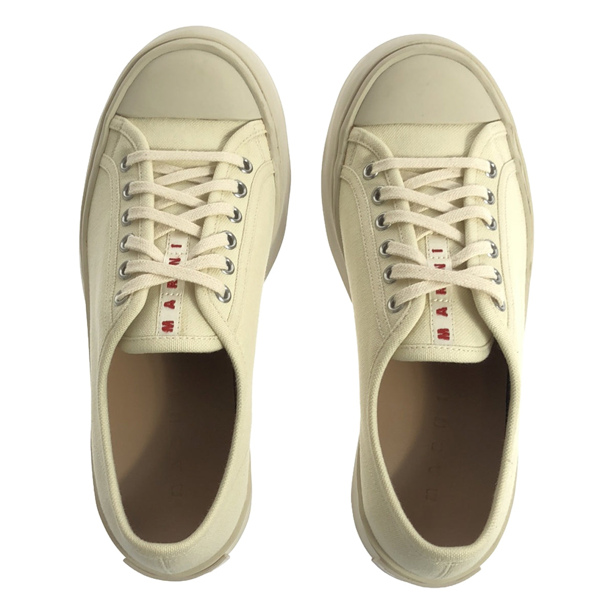 MARNI / Marni | PABLO Lace-up Sneakers | 40 | Beige | Women's