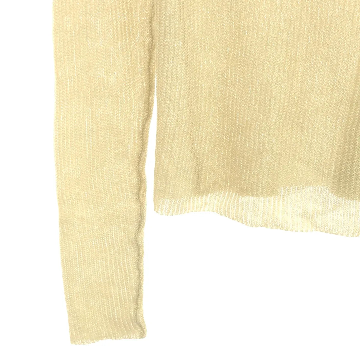 【美品】  ETRE TOKYO / エトレトウキョウ | リネンVネックニットプルオーバー | F | ベージュ | レディース