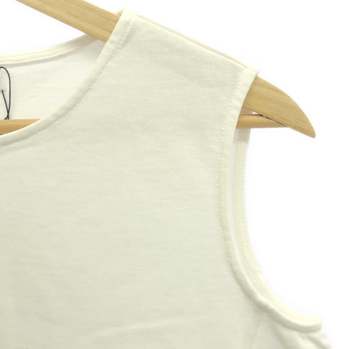 [New] yori | Sleeveless tiered top | F | White | Women's