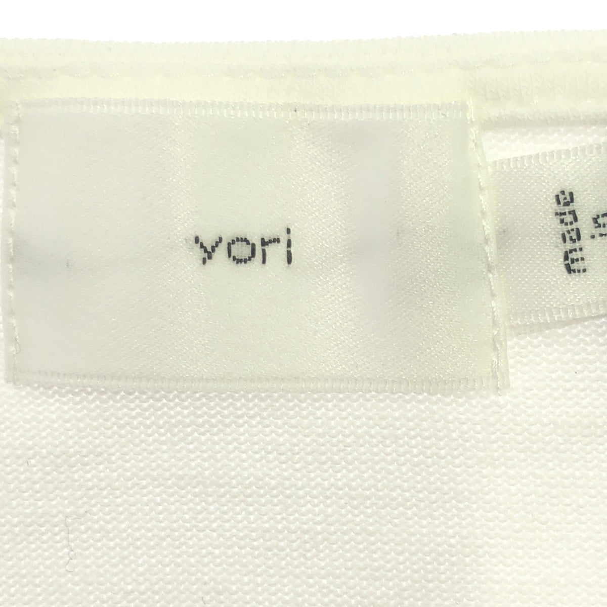 [New] yori | Sleeveless tiered top | F | White | Women's