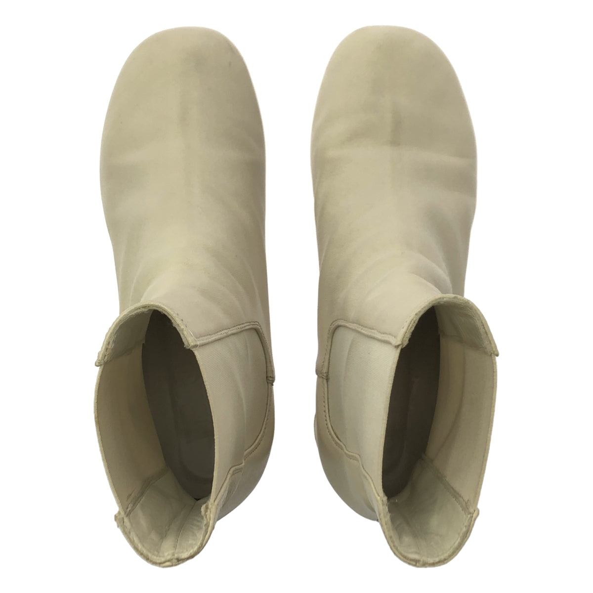 MM6 Maison Margiela / 엠엠 식스 메종 마르제라 | 사이드 고어 가죽 라운드 투 부츠 | 38 | 여성