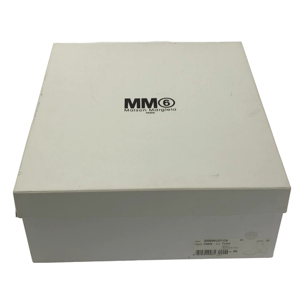 MM6 Maison Margiela / 엠엠 식스 메종 마르제라 | 사이드 고어 가죽 라운드 투 부츠 | 38 | 여성