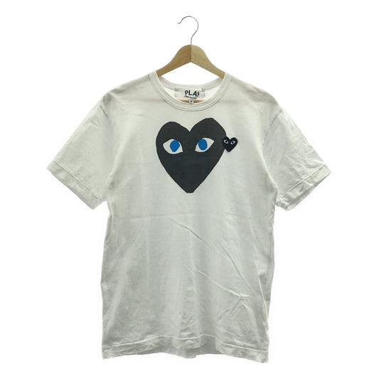 PLAY COMME des GARCONS / プレイコムデギャルソン | AD2023/5 | コットン ビッグハート プリント Tシャツ カットソー | M | レディース