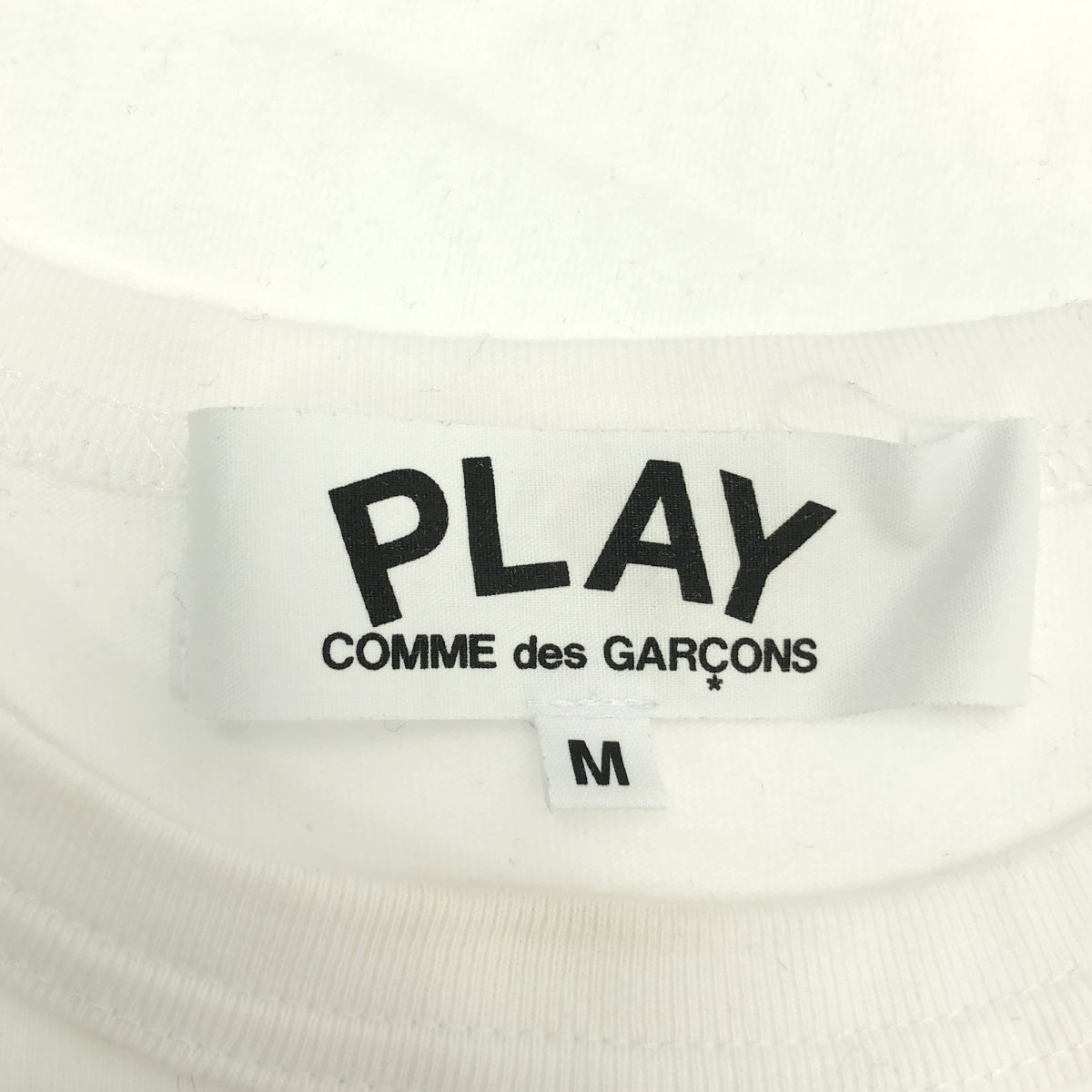 PLAY COMME des GARCONS / プレイコムデギャルソン | AD2023/5 | コットン ビッグハート プリント Tシャツ カットソー | M | レディース