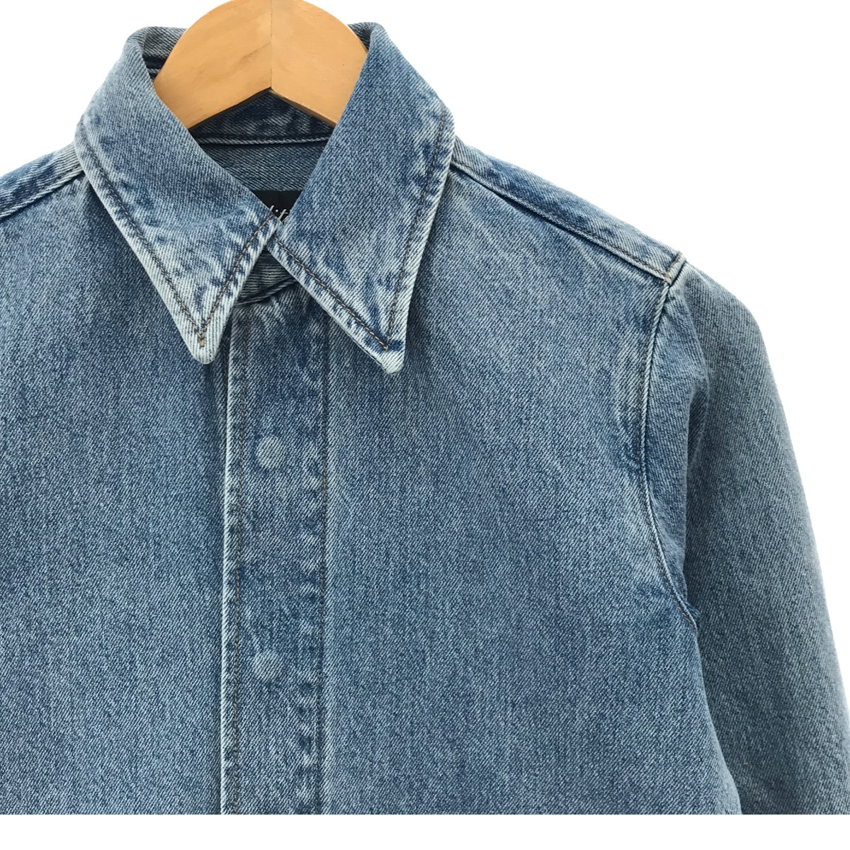 [狀況良好] 版 / 明日世界版 | 2023SS |漂白水洗牛仔襯衫 | 34 |靛藍 |女性的