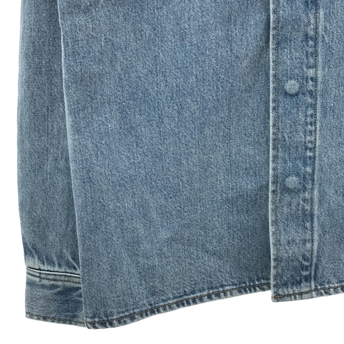 [狀況良好] 版 / 明日世界版 | 2023SS |漂白水洗牛仔襯衫 | 34 |靛藍 |女性的