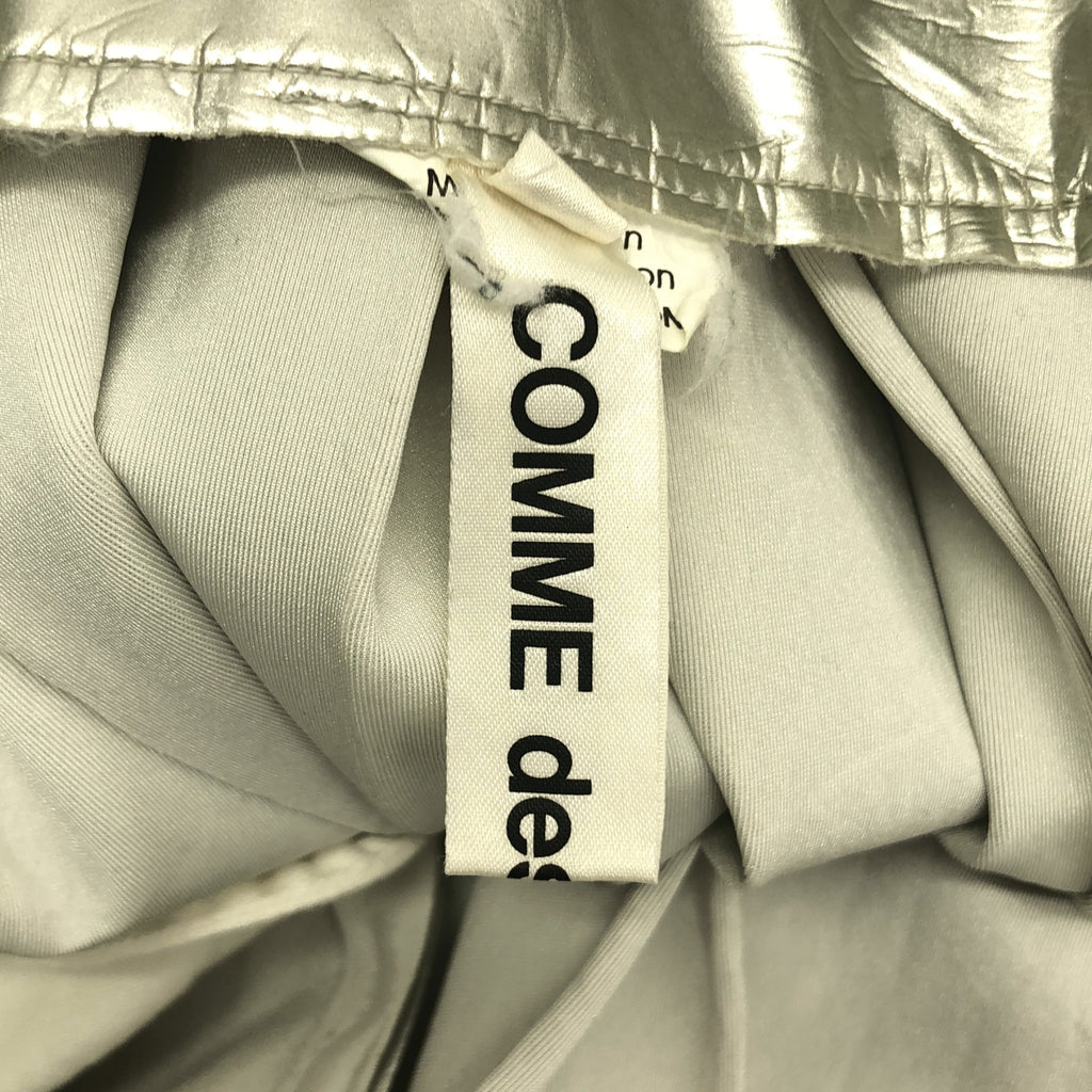 COMME des GARÇONS | 2017 秋冬 |人造皮革金屬色剪裁毛衣半身裙| SHOPBOP XS |