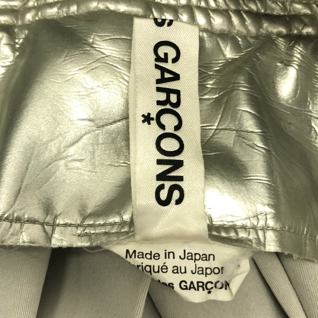 COMME des GARÇONS | 2017 秋冬 |人造皮革金屬色剪裁毛衣半身裙| SHOPBOP XS |