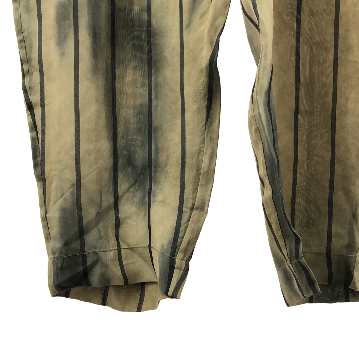 UMA WANG / ユマワン | 2023SS | PIGIAMA PANTS ストライプ  イージー ワイド パンツ | S | メンズ
