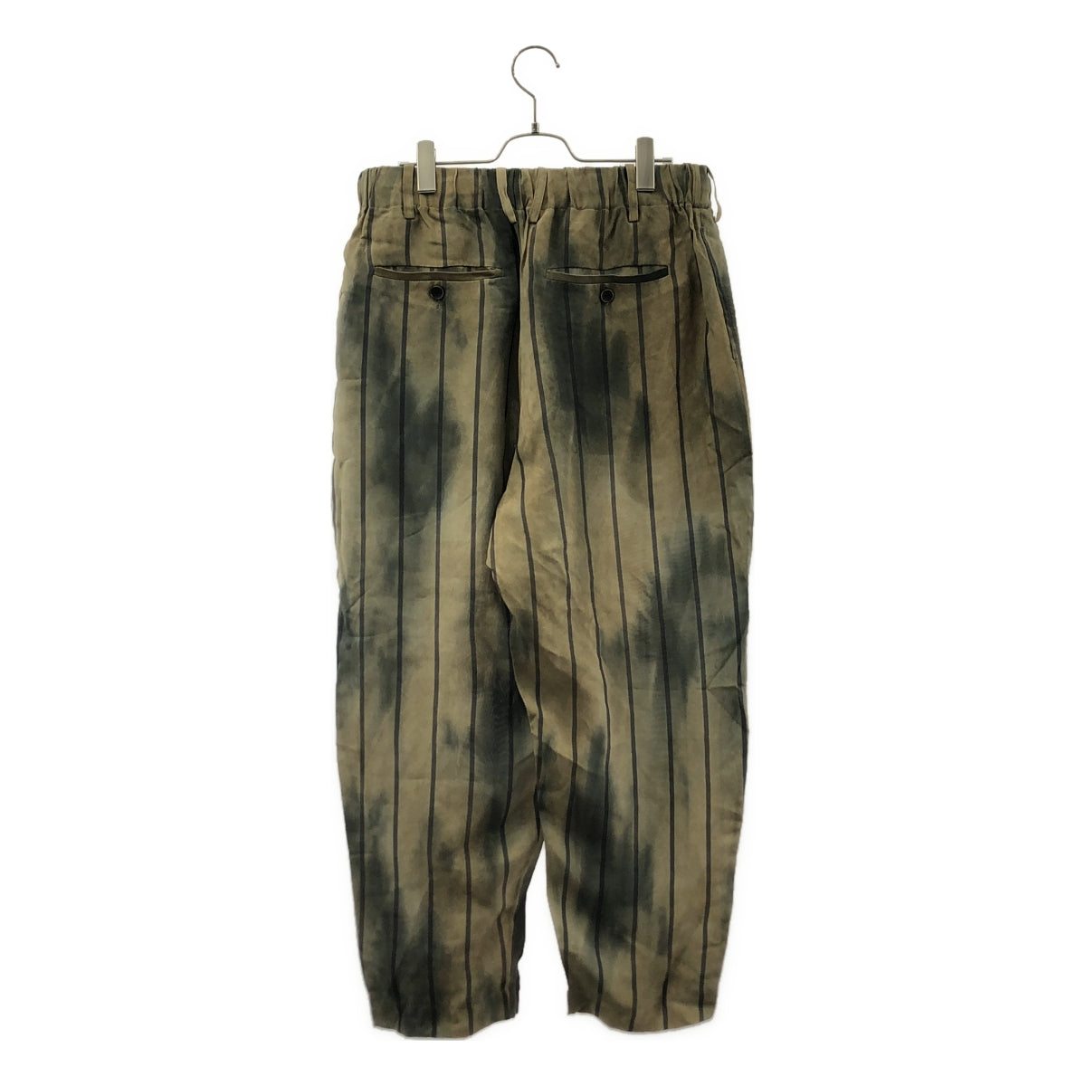 UMA WANG / ユマワン | 2023SS | PIGIAMA PANTS ストライプ  イージー ワイド パンツ | S | メンズ