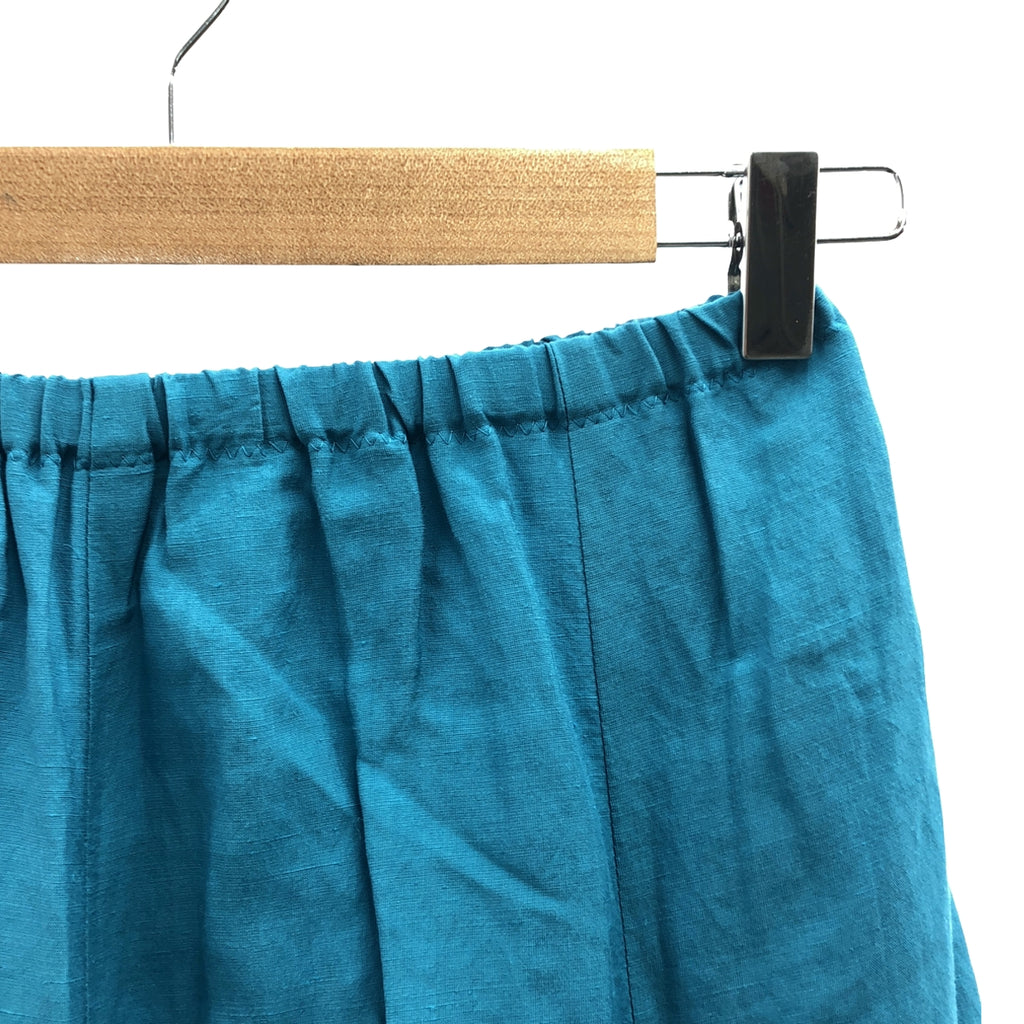 Plage / プラージュ | 2022SS | glace flare レーヨンリネン ロングスカート | 34 | ターコイズ | レディース