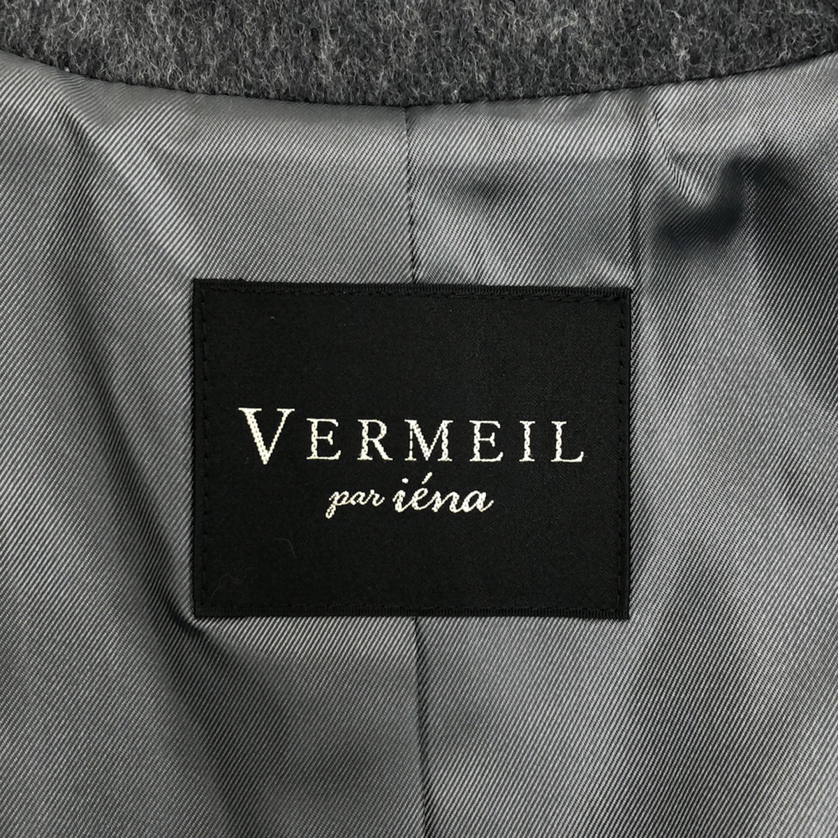 美品】 VERMEIL par iena / ヴェルメイユパーイエナ | 2021AW | カシミヤ混ビーバーサイドスリットコート | 3 – KLD