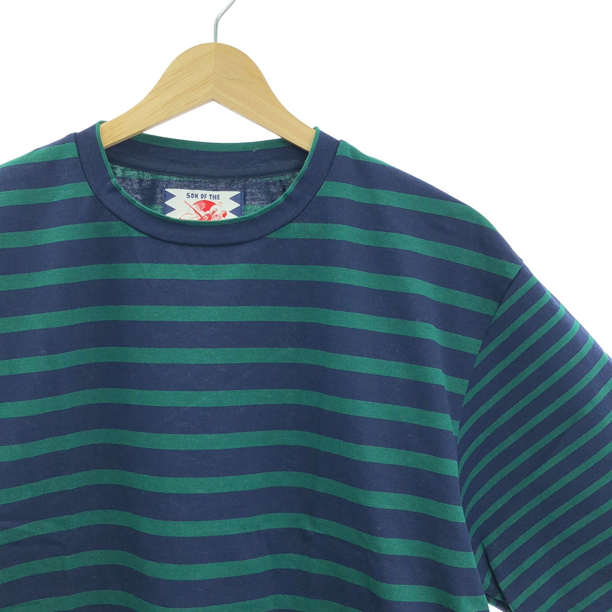 SON OF THE CHEESE | 2024SS | Odd Border TEE 棉質邊框 T 卹 | M | 男款