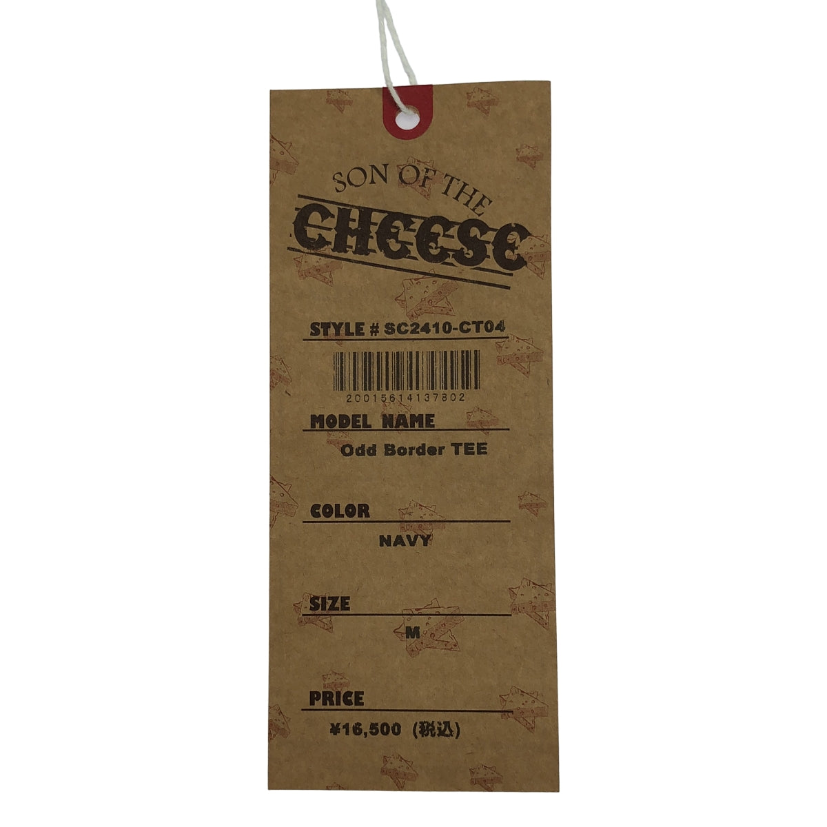 SON OF THE CHEESE | 2024SS | Odd Border TEE 棉質邊框 T 卹 | M | 男款
