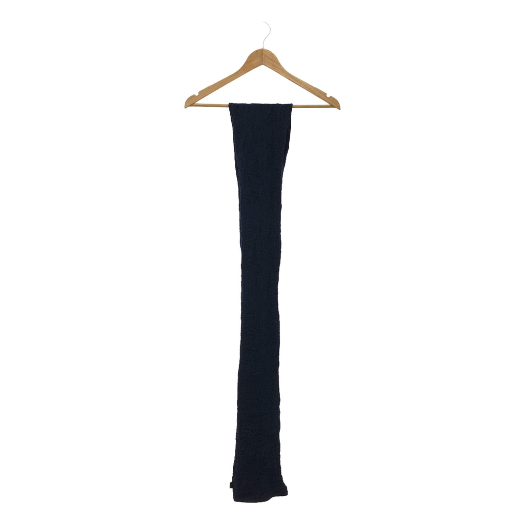 ALEXANDER WANG / アレキサンダーワン | ロング ニット ストール マフラー | OS | ネイビー