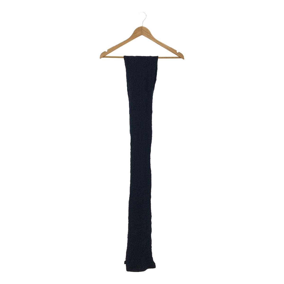 ALEXANDER WANG / アレキサンダーワン | ロング ニット ストール マフラー | OS | ネイビー