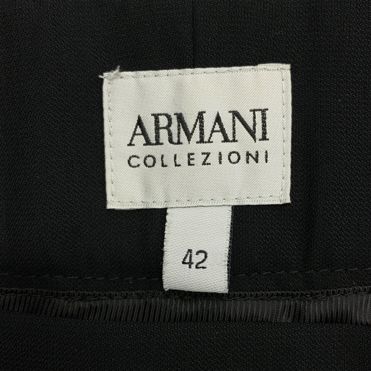 ARMANI COLLEZIONI / アルマーニコレツォーニ | サイドジップ ワイドパンツ | 42 | レディース