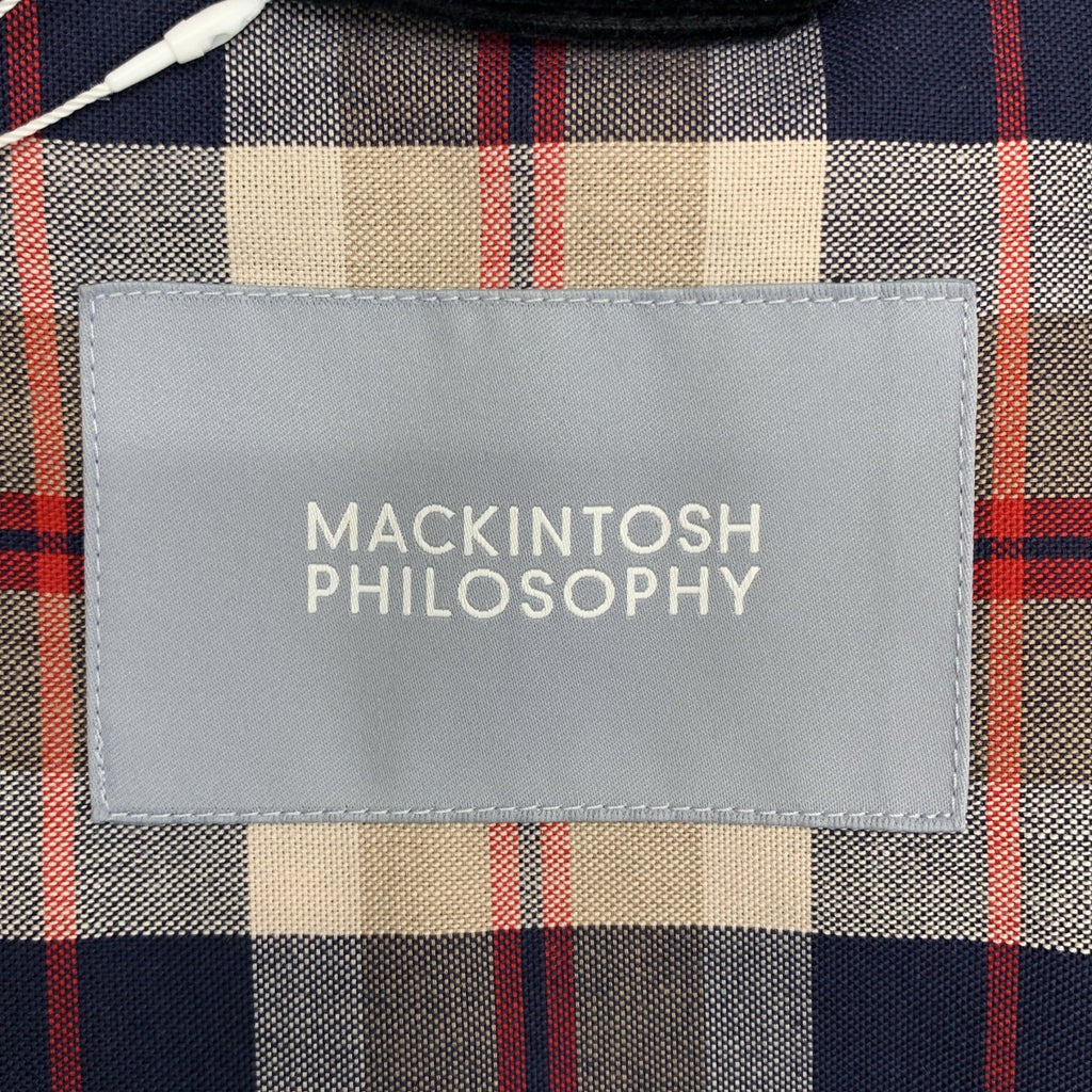 MACKINTOSH PHILOSOPHY / マッキントッシュフィロソフィー | コーデュロイ切替 オーバーシルエット シングル コート / 総裏地 | 2 |