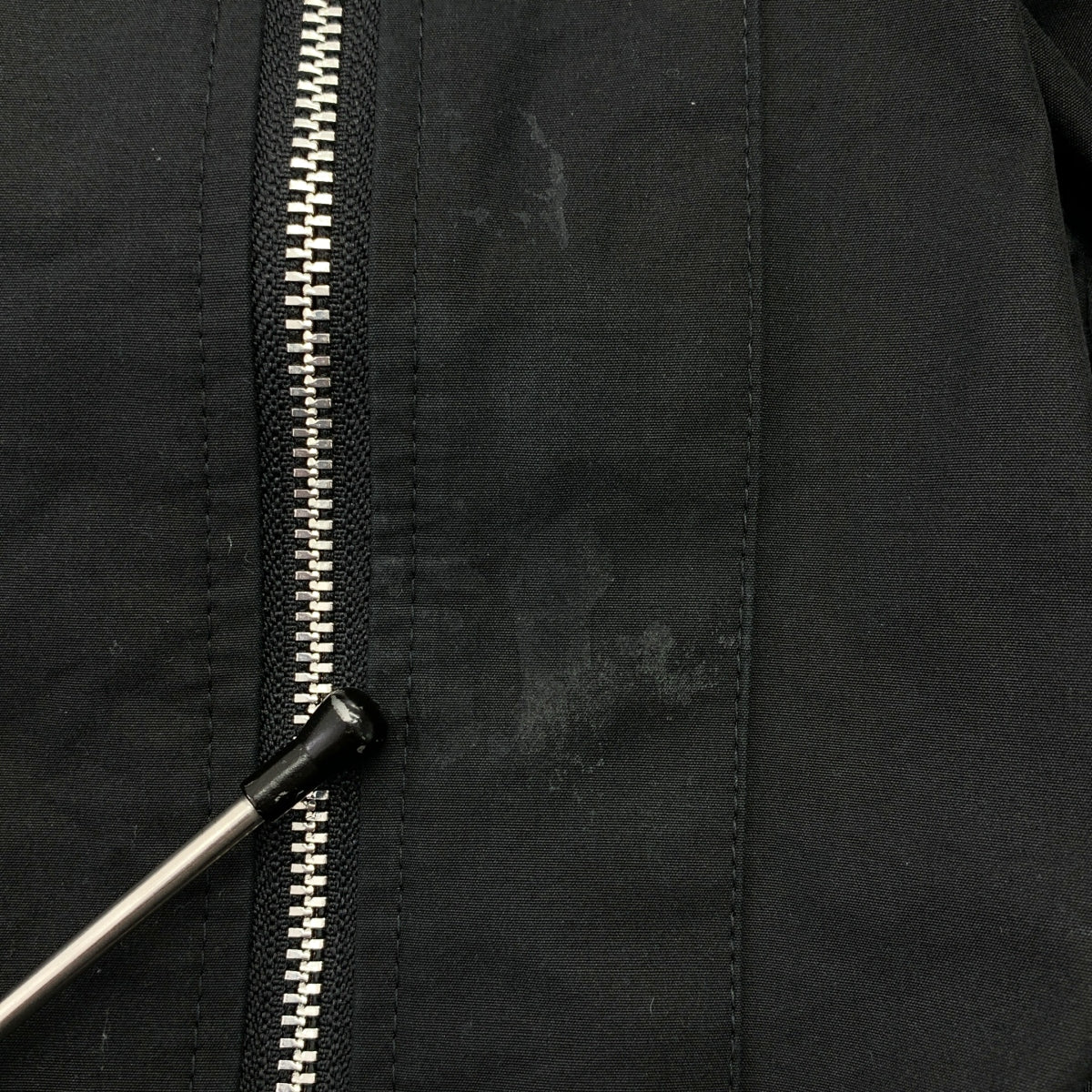 JIL SANDER / ジルサンダー | コットン ノーカラー ジップアップ 半袖シャツ | 46 | メンズ