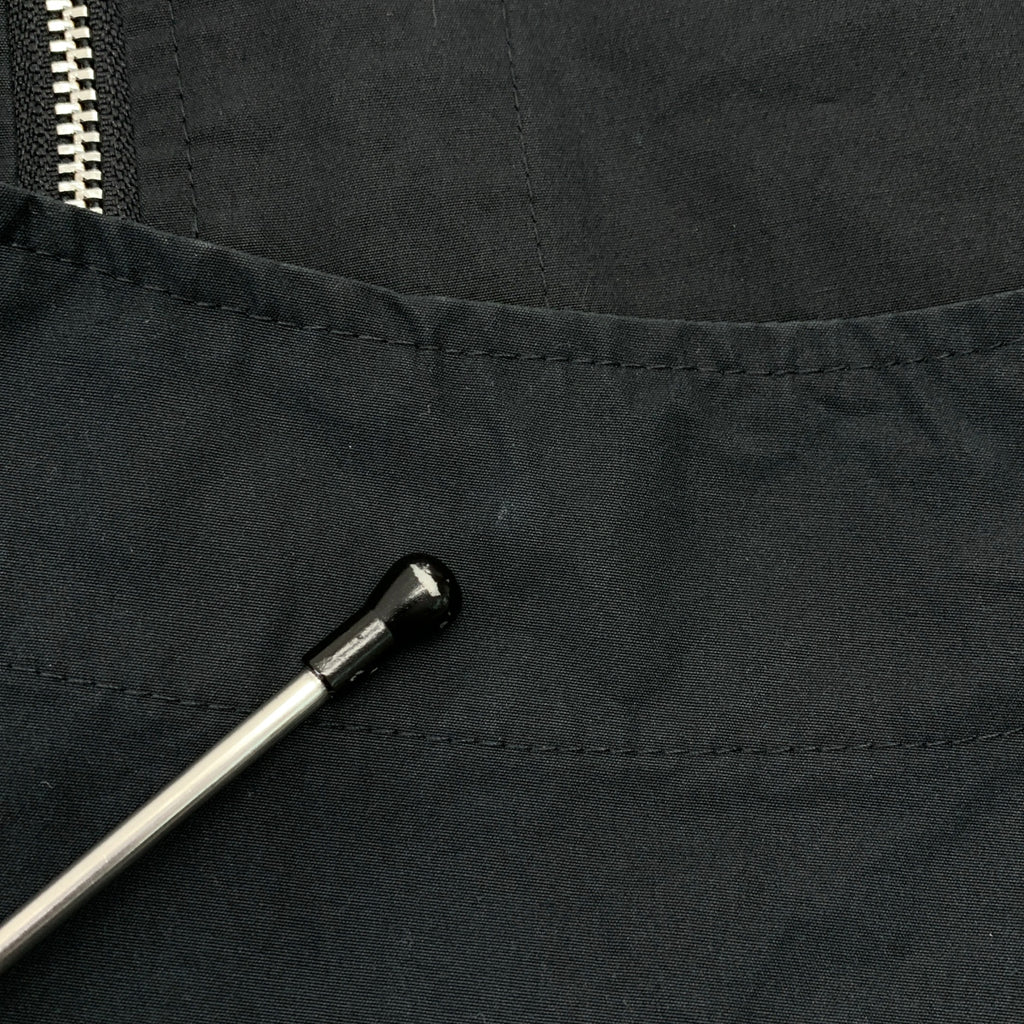 JIL SANDER / ジルサンダー | コットン ノーカラー ジップアップ 半袖シャツ | 46 | メンズ