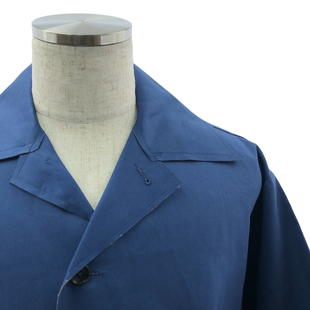 【美品】  CAMIEL FORTGENS / カミエルフォートへンス | SHORT MAC XXL ウォータープルーフ オーバーサイズ マッキントッシュ ジャケット | XS | ブルー | メンズ