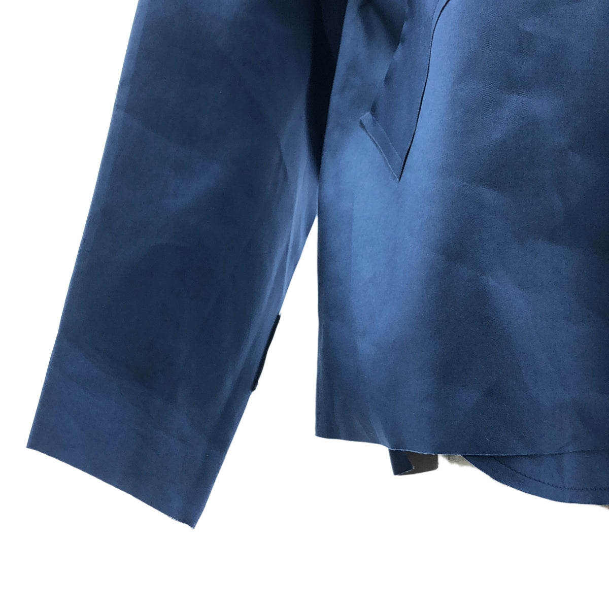 【美品】  CAMIEL FORTGENS / カミエルフォートへンス | SHORT MAC XXL ウォータープルーフ オーバーサイズ マッキントッシュ ジャケット | XS | ブルー | メンズ