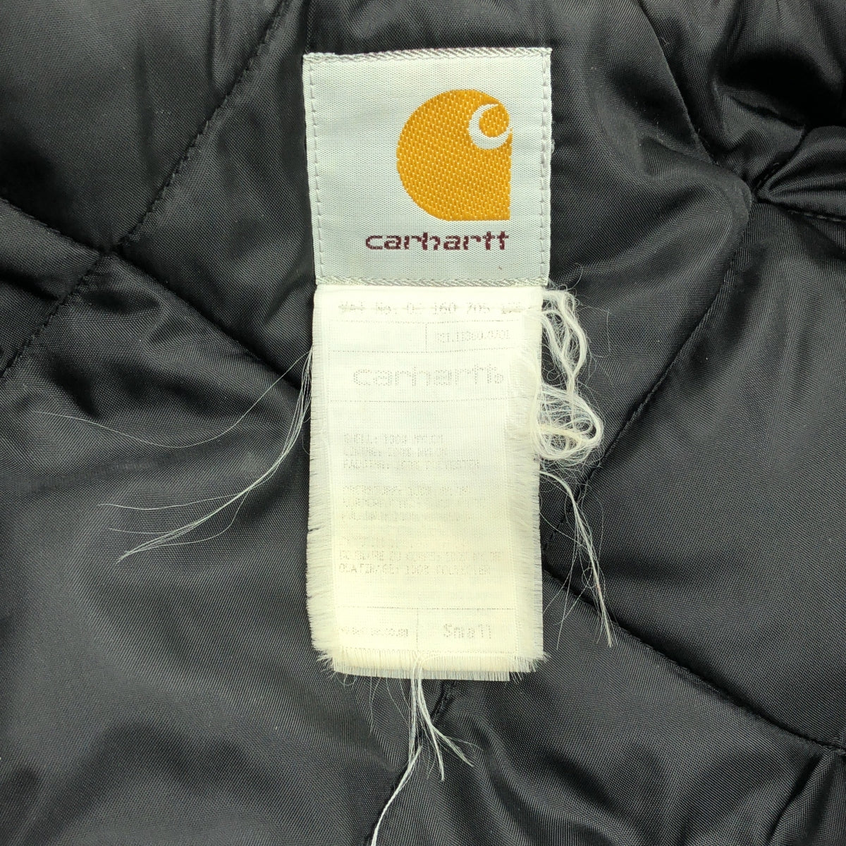 carhartt / 자동차 하트 | CORDURA NYLON HOODED JACKET 코듀라 나일론 후드 안솜 재킷 | S | 카키 | 남성