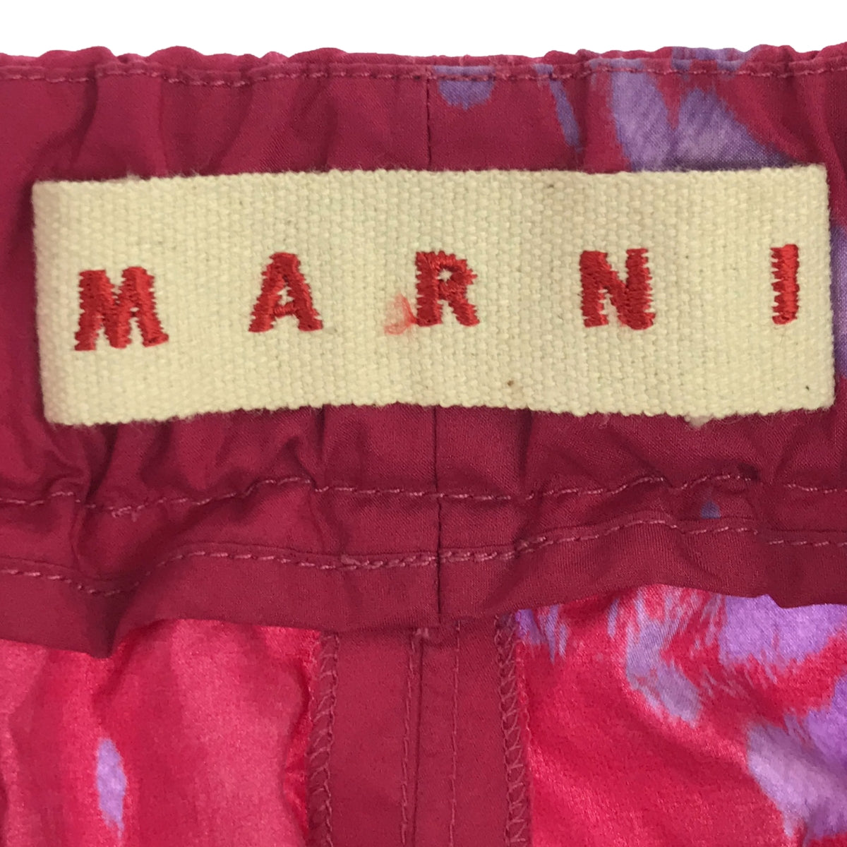 【미품】 MARNI / 마르니 | 2021AW | 플라워 프린트 패널 전환 이지 스커트 | 38 | 레드 계 | 여성