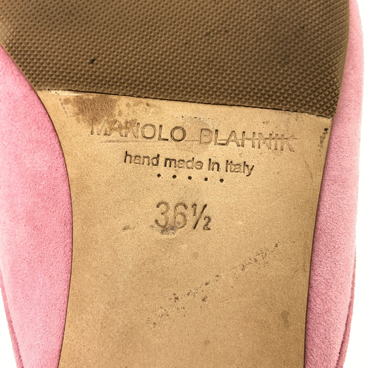 MANOLO BLAHNIK / マノロブラニク | Maysale Suede Flats マイセール スウェード フラット ミュール | 36 1/2 | ピンク | レディース