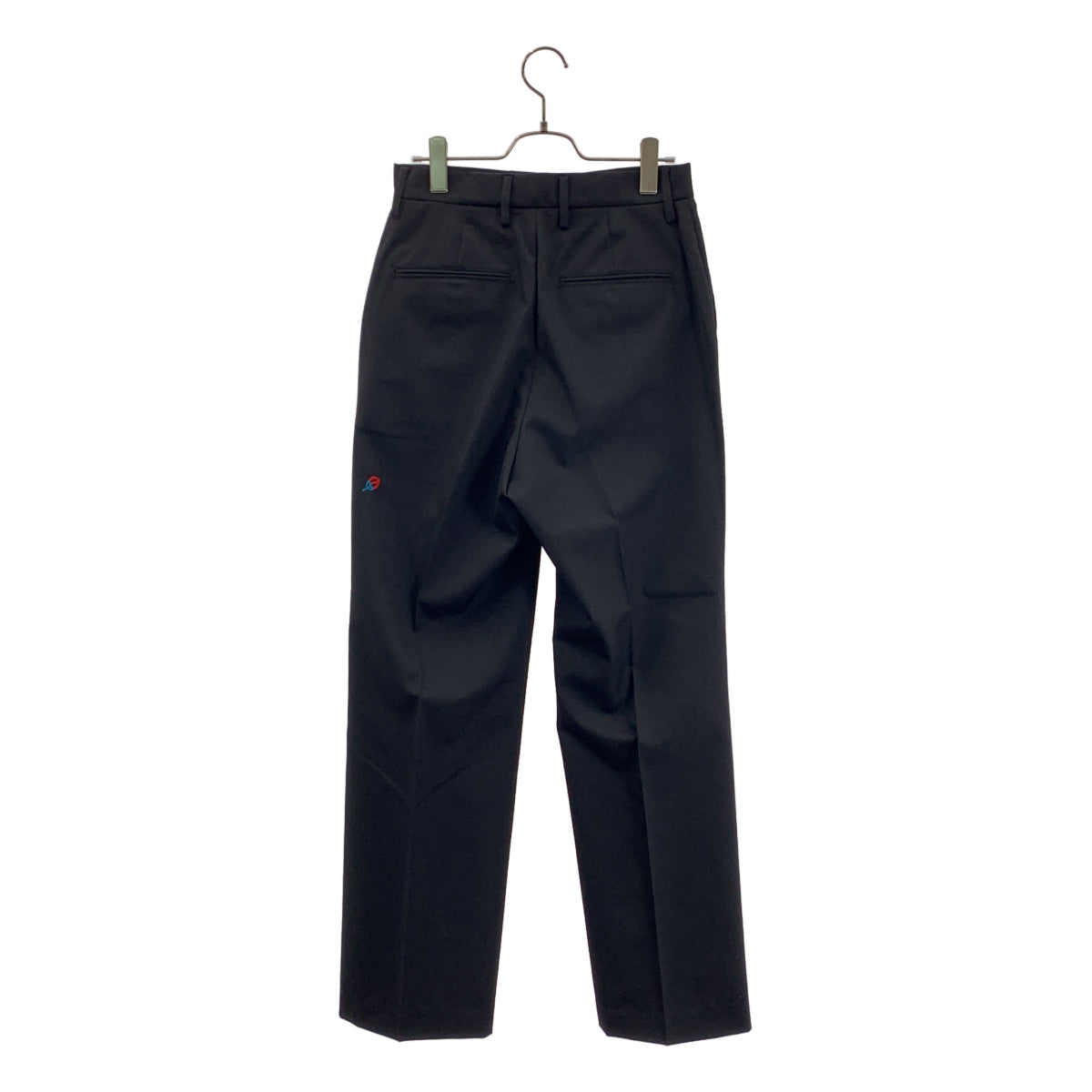 ALMOSTBLACK / 올모스트 블랙 | 2024SS | WVN EMBROIDERY SLACKS 울 엠브로이드 팬츠 | 1 | 남성