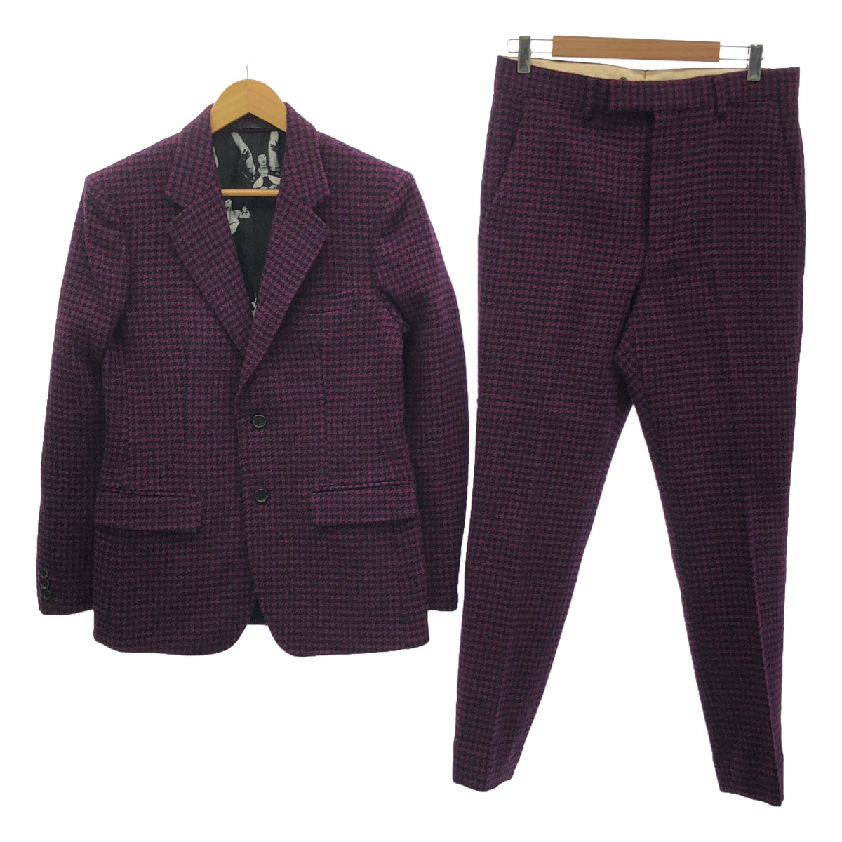 WACKO MARIA / Wacko Maria | × Harris Tweed / Harris Tweed special order 3-piece set jacket / gilet vest / slacks pants / fully lined | M | Men's