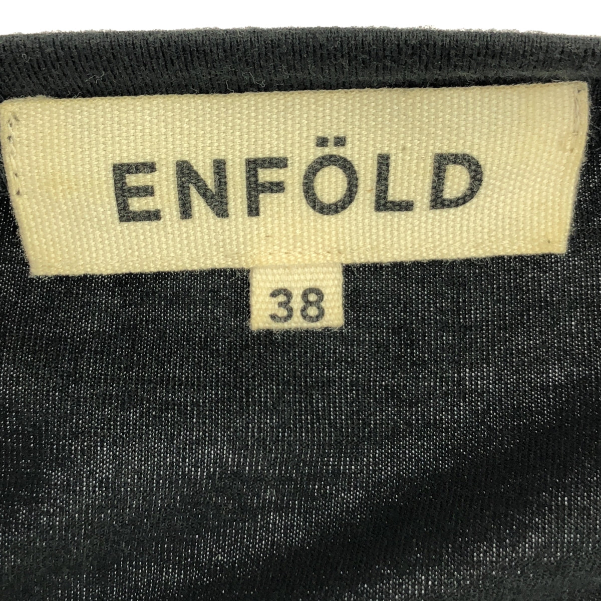 ENFOLD | Asymmetrical French Sleeve Wide Cut and Sew | 38 | Women's