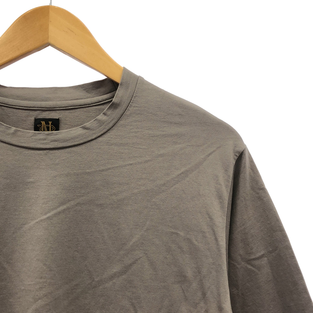 BATONER / 배트너 | AIR TUNIC T-SHIRT / 크루넥 T셔츠 컷소우 | 1 | 챠콜 그레이 | 여성