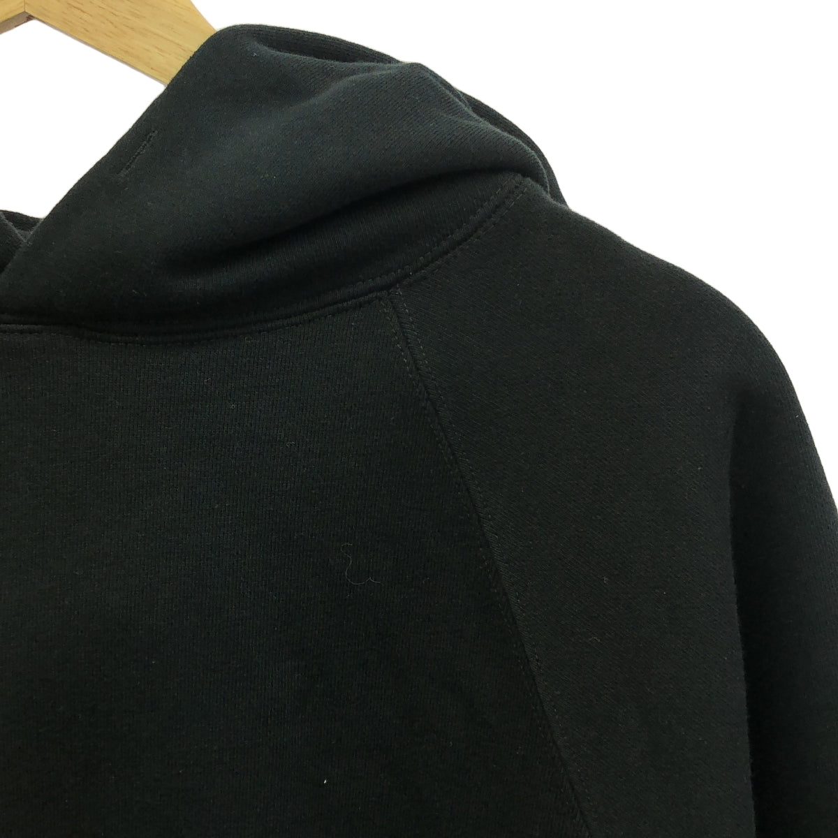 FOG ESSENTIALS / エフオージーエッセンシャルズ | PULLOVER CUT OFF S/S スウェットパーカー | M | ブラック | メンズ