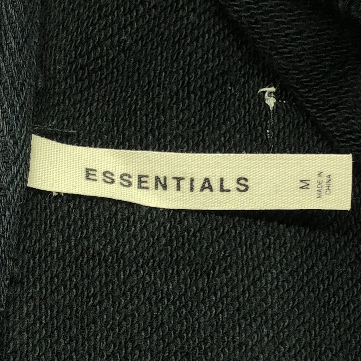 FOG ESSENTIALS / 에프오지 에센셜스 | PULLOVER CUT OFF S/S 스웨트 파커 | M | 블랙 | 남성