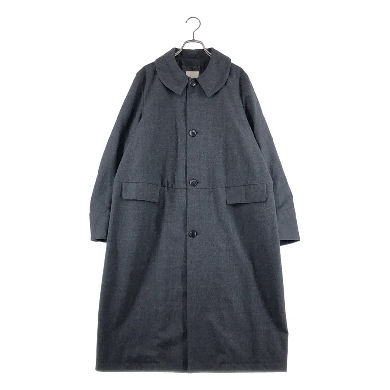 SUNAOKUWAHARA / スナオクワハラ | ウール オーバーシルエット ステンカラー コート / 総裏地 | 2 | レディース