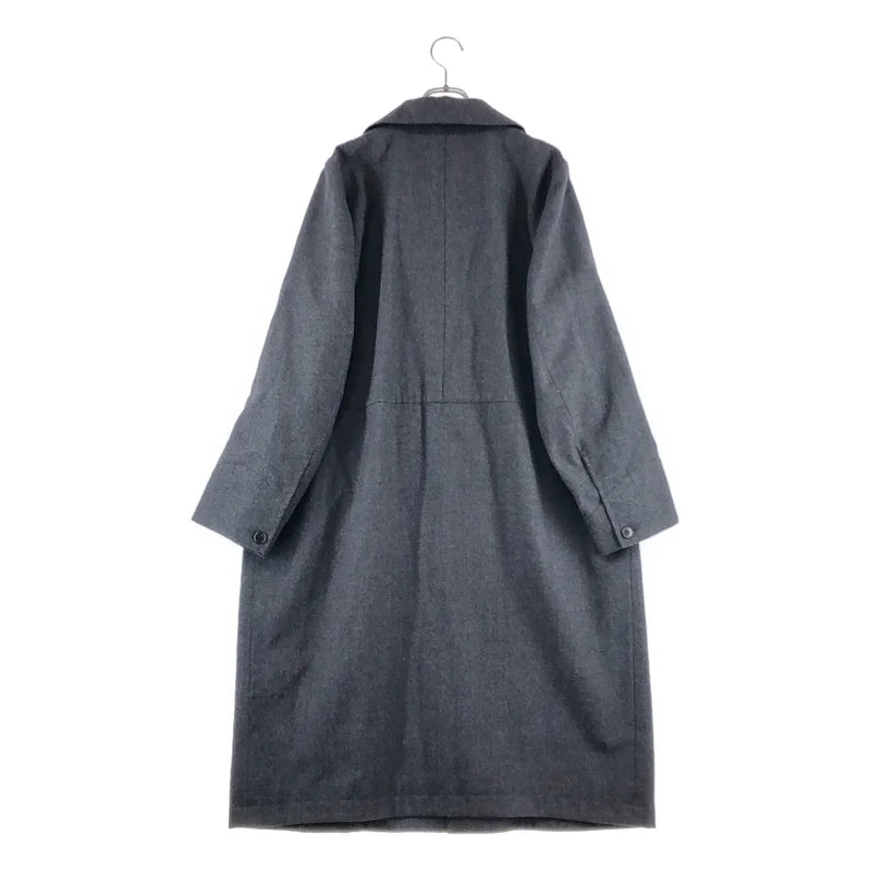 SUNAOKUWAHARA / スナオクワハラ | ウール オーバーシルエット ステンカラー コート / 総裏地 | 2 | レディース