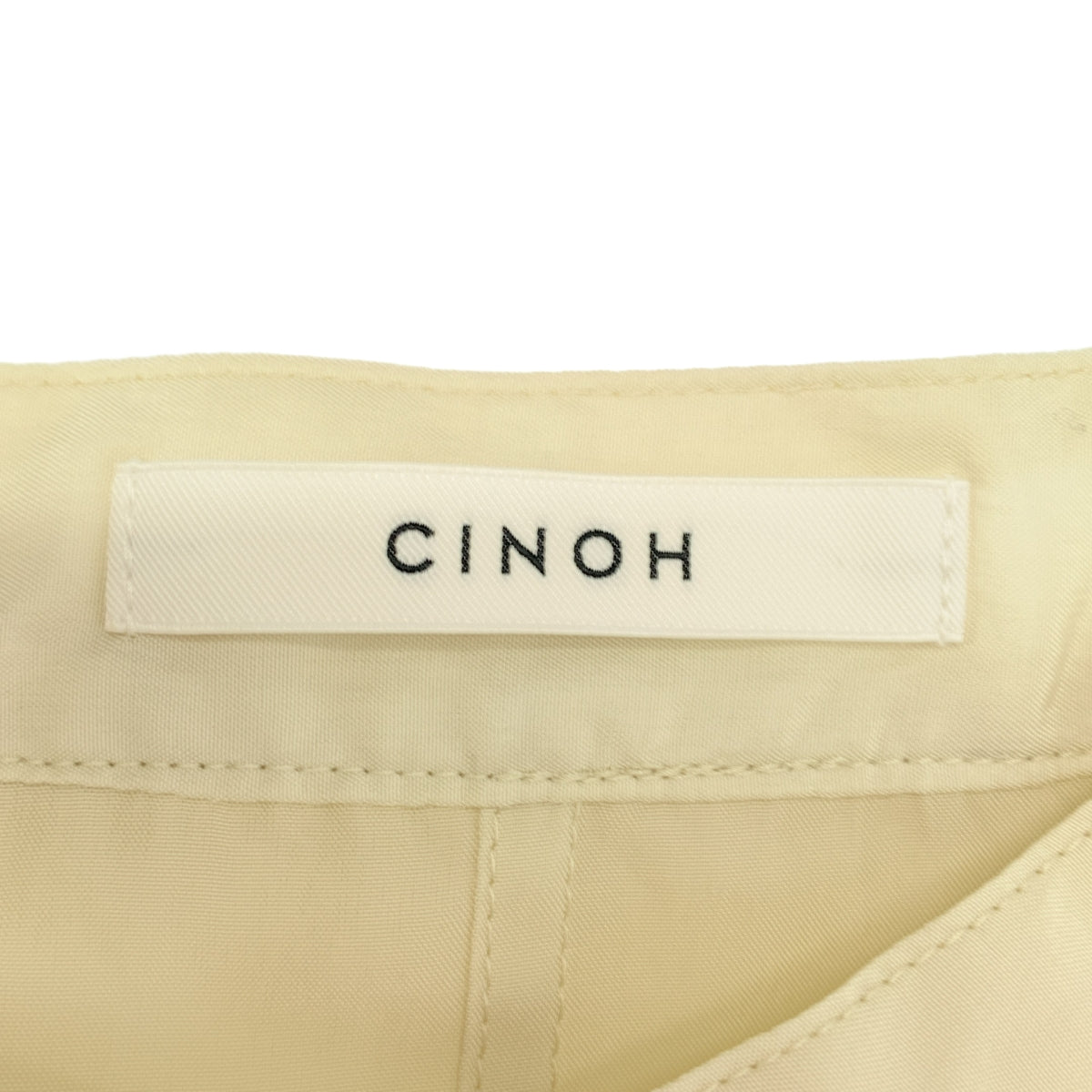 CINOH / チノ | キュプラ スカーフ シャツワンピース | 36 | レディース