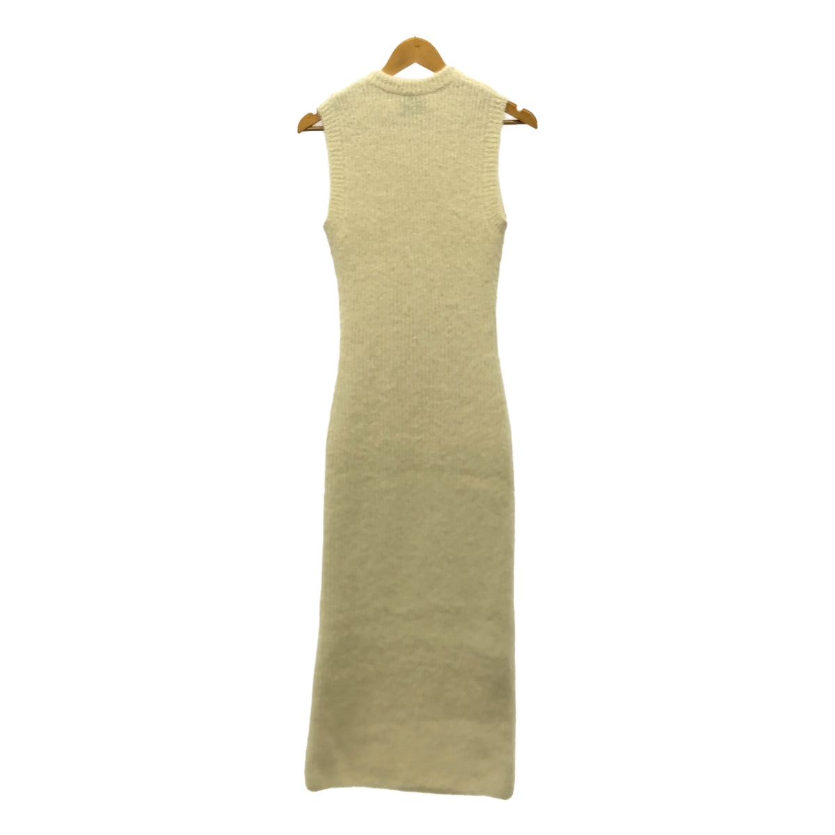 【美品】  THE SHISHIKUI / シシクイ | ALPACA KNIT DRESS ノースリーブワンピース | F | ホワイト | レディース