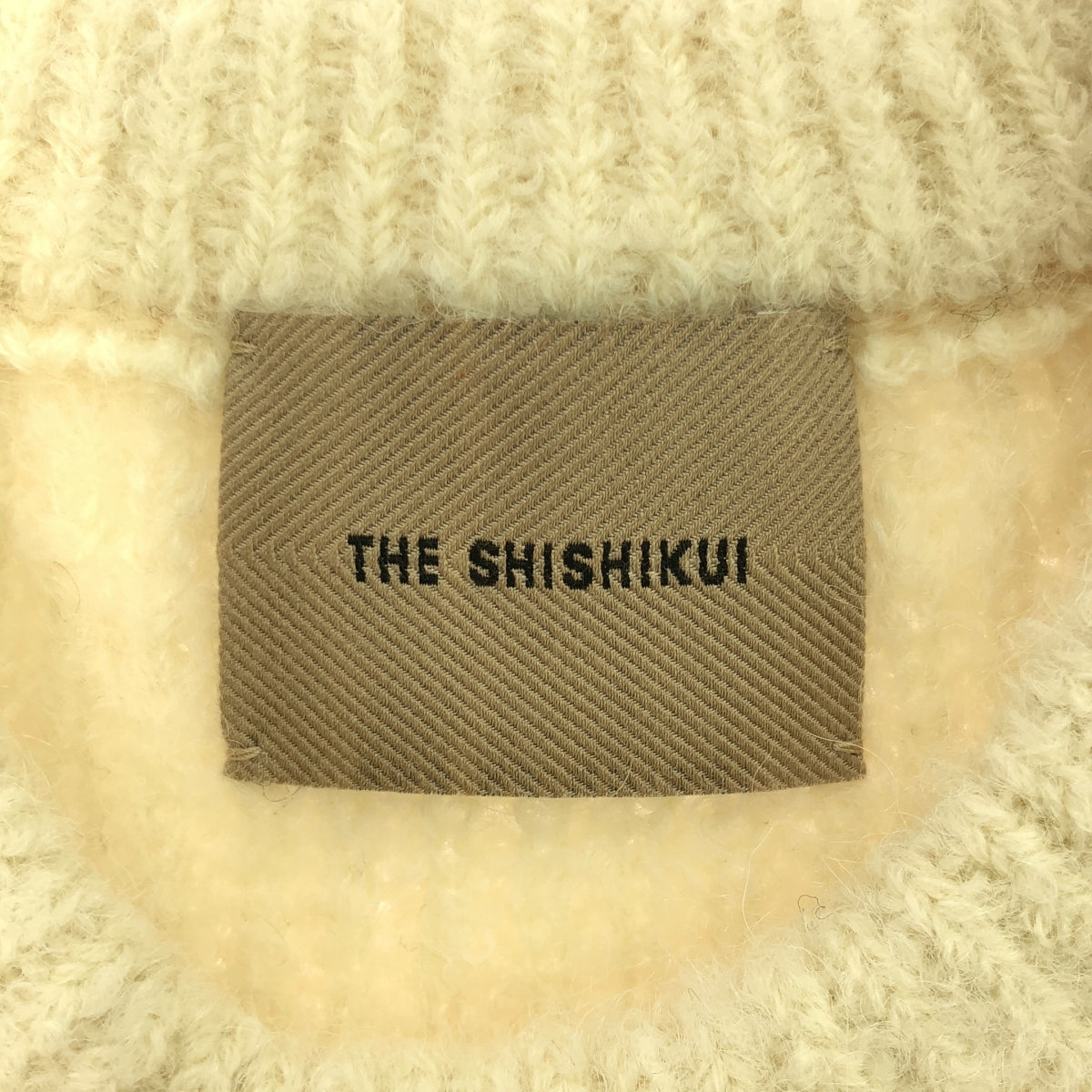 【미품】 THE SHISHIKUI / 시시쿠이 | ALPACA KNIT DRESS 민소매 원피스 | F | 화이트 | 여성