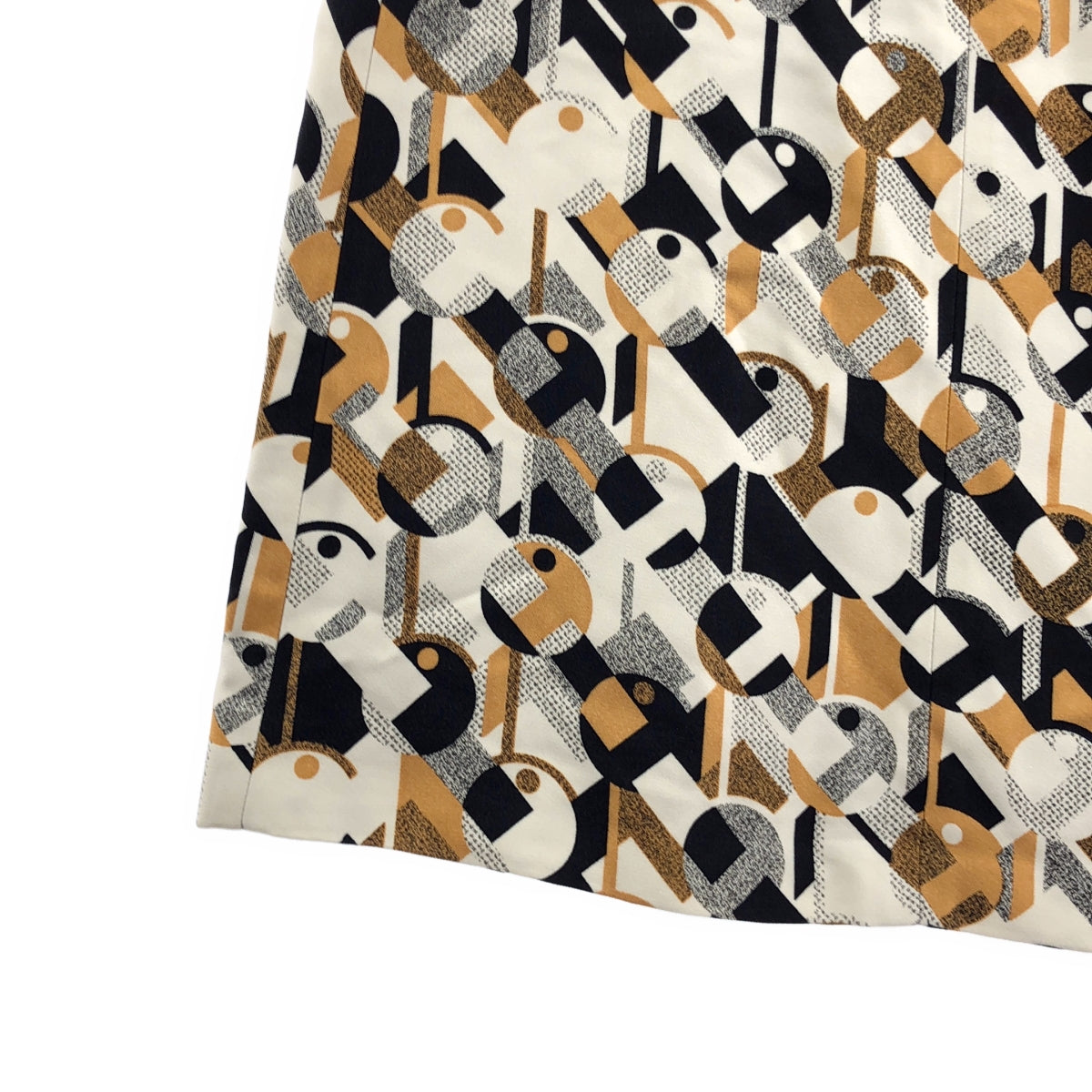 PRADA / 프라다 | 총 무늬 짧은 슬리브 원피스 | 36 | 여성