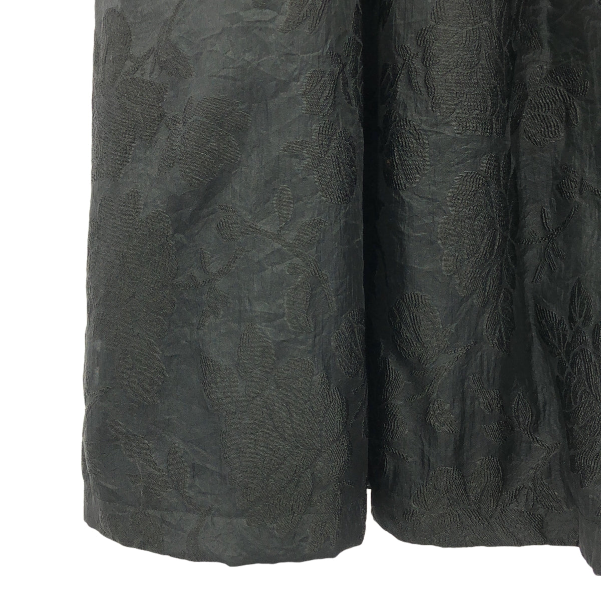 eunoia / ユノイア | floral shirring skirt  フラワー シャーリング スカート | F | ブラック | レディース