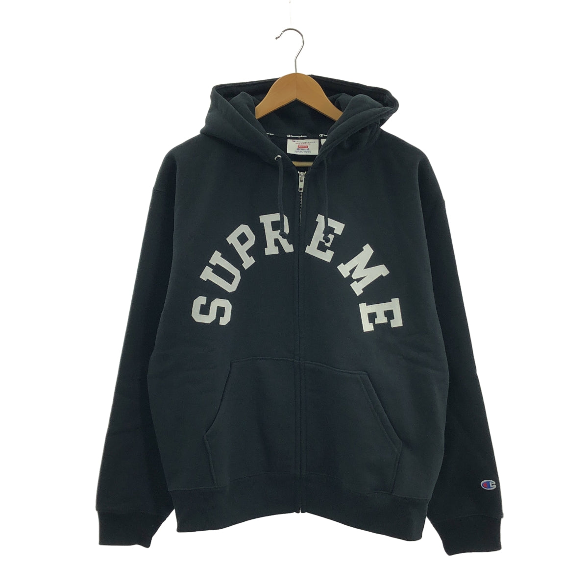 SUPREME / シュプリーム | 2024SS | × Champion Zip Up Hooded Sweat shirt / チャンピオン ジップアップ フーディ スウェット シャツ | M | メンズ