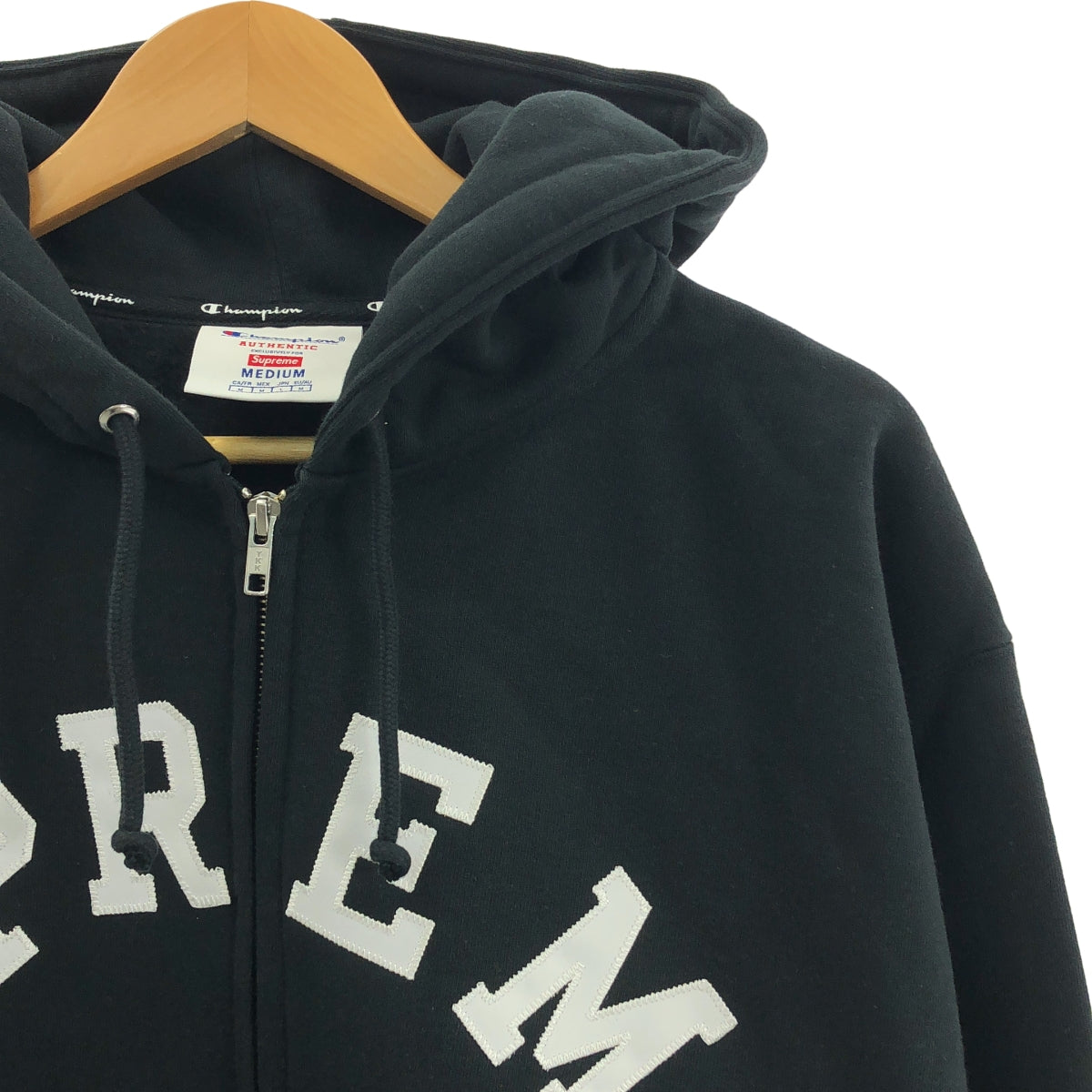 SUPREME / シュプリーム | 2024SS | × Champion Zip Up Hooded Sweat shirt / チャンピオン ジップアップ フーディ スウェット シャツ | M | メンズ